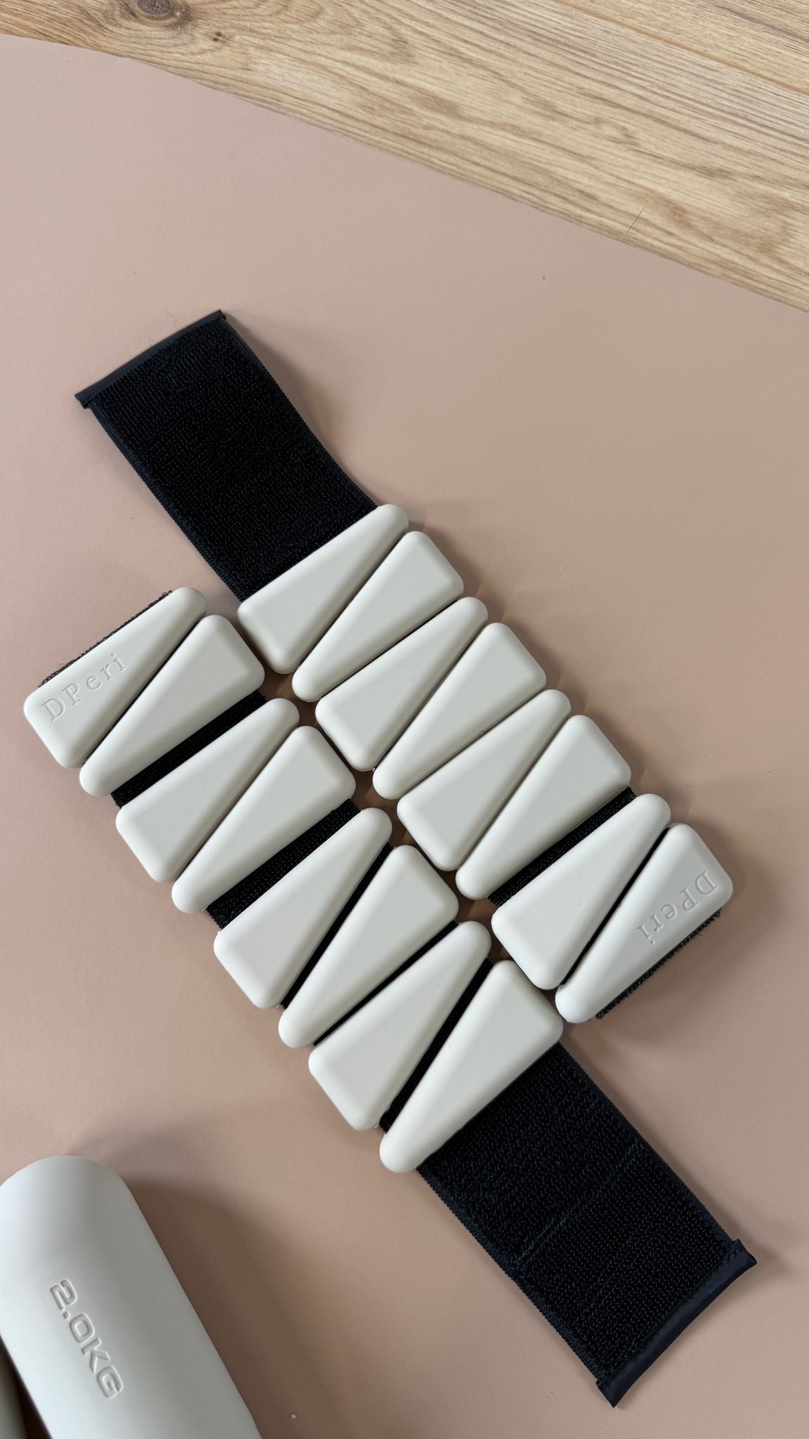 Home Workout Set | Yogamat, Ankle Weights & Hantels Beige